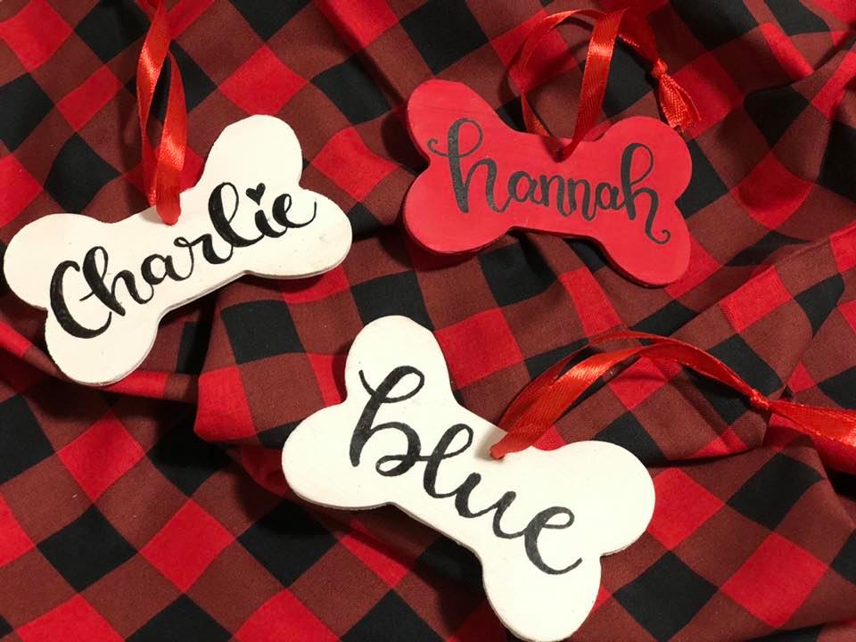 my dog personalized ornaments