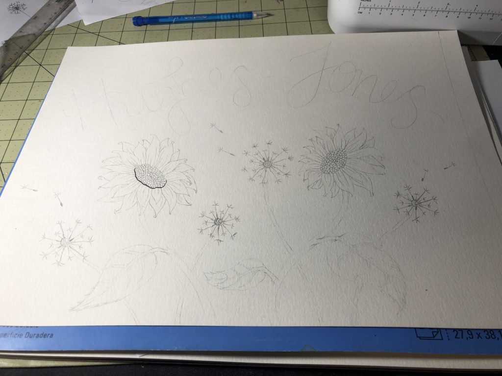 Sunflower Art Sketch
