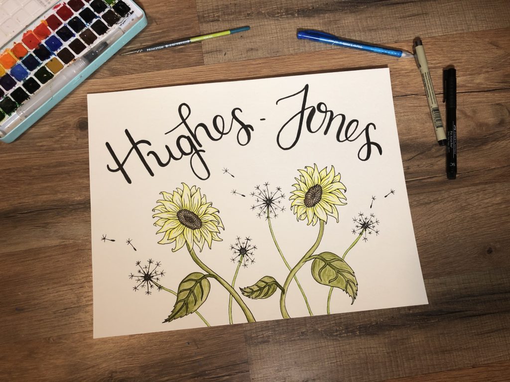 Hughes-Jones Sunflower Art