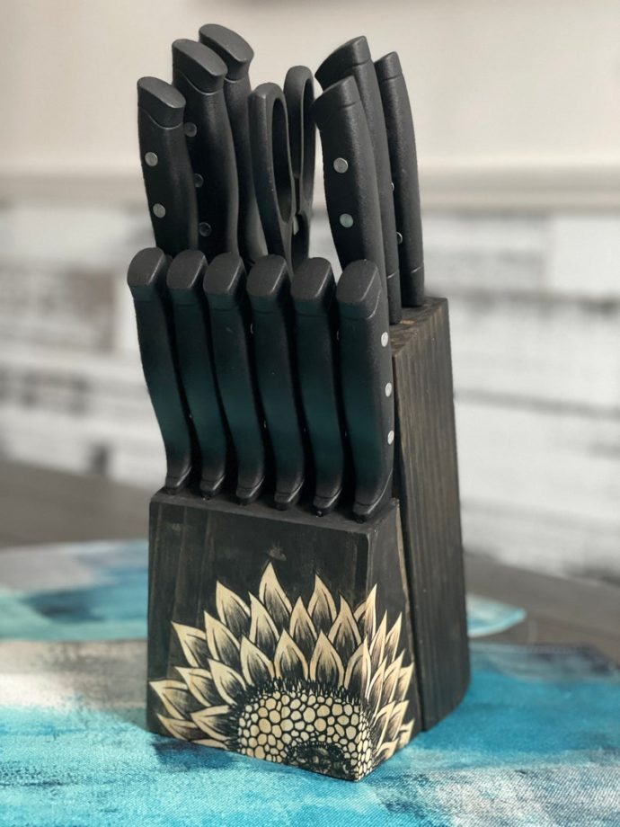 Sunflower Large Knife Blocks (comes with Knives) - Image 9