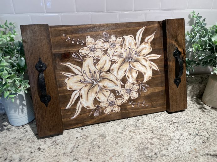 Lilies Serving Tray - Image 2