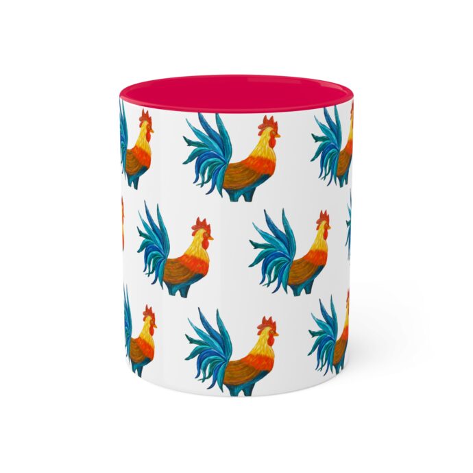 Colorful Rooster Mug 11oz - Image 14