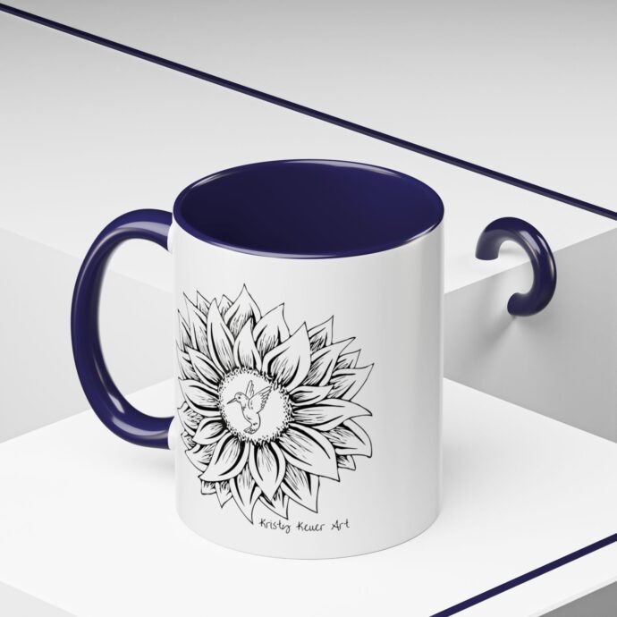 Hummingbird Sunflower Coffee Mug - Image 12