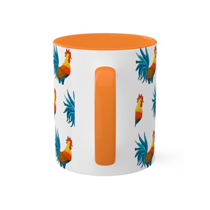 Colorful Rooster Mug 11oz - Image 9