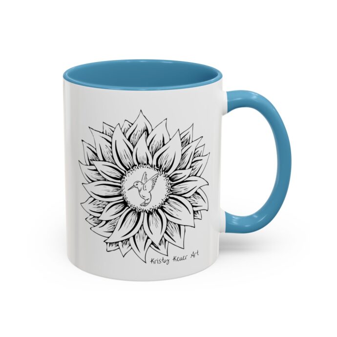 Hummingbird Sunflower Coffee Mug - Image 25