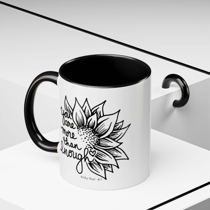 You are More Then Enough Sunflower Coffee Mug - Image 12