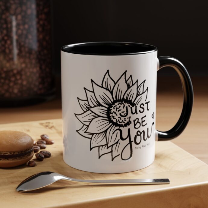 Just Be You Sunflower Coffee Mug - Image 5