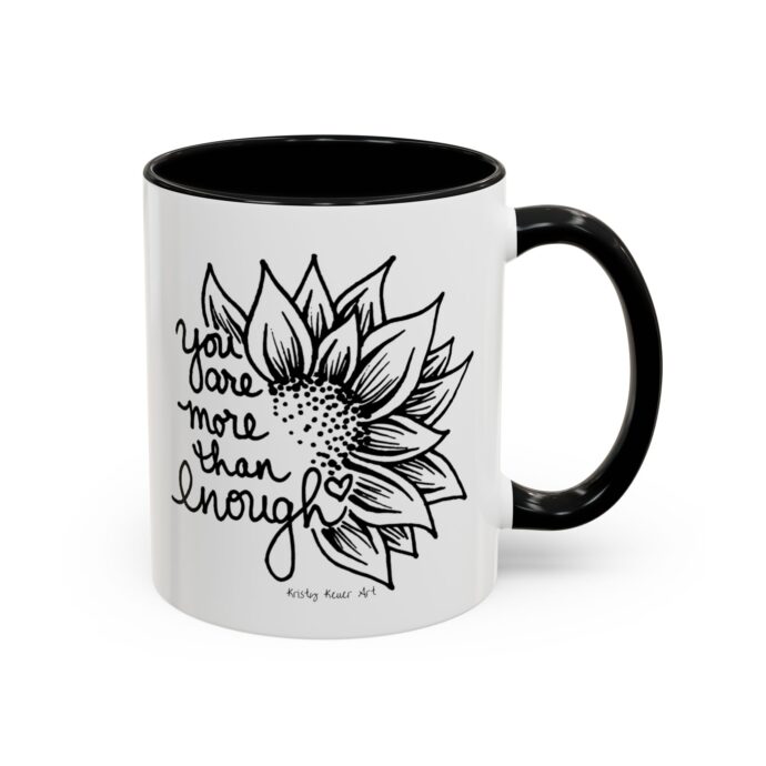 You are More Then Enough Sunflower Coffee Mug - Image 9