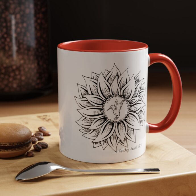 Hummingbird Sunflower Coffee Mug - Image 23