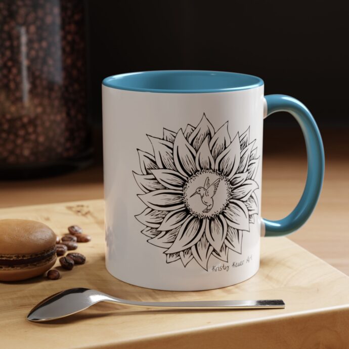 Hummingbird Sunflower Coffee Mug - Image 29