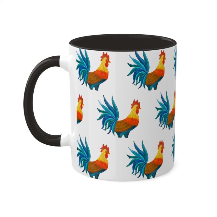 Colorful Rooster Mug 11oz