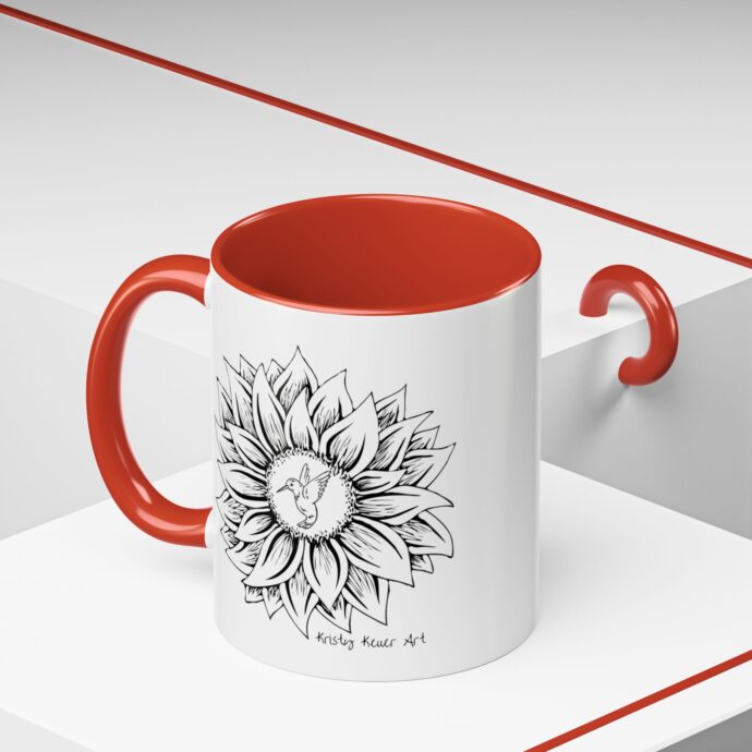 Hummingbird Sunflower Coffee Mug - Image 24