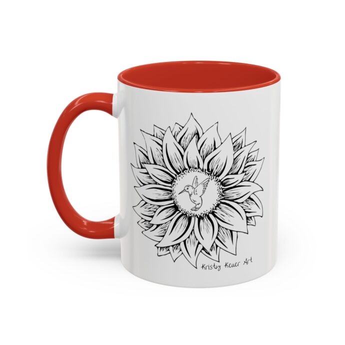 Hummingbird Sunflower Coffee Mug - Image 21