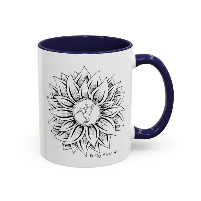 Hummingbird Sunflower Coffee Mug - Image 7