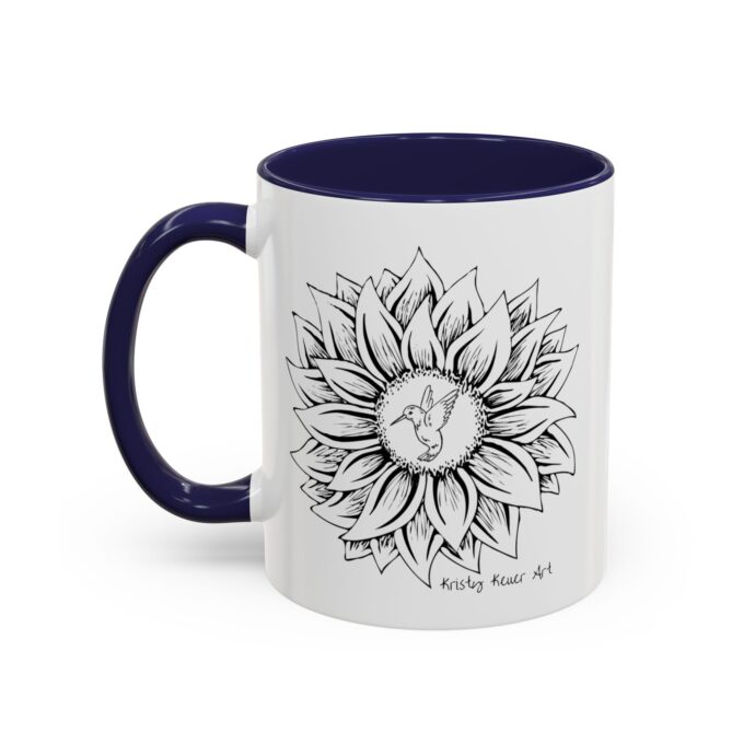 Hummingbird Sunflower Coffee Mug - Image 9