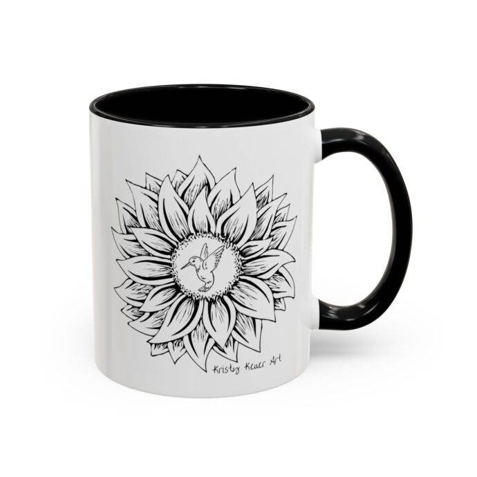 Hummingbird Sunflower Coffee Mug