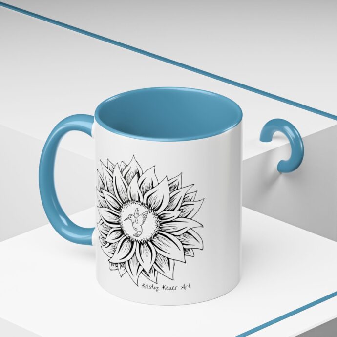 Hummingbird Sunflower Coffee Mug - Image 30