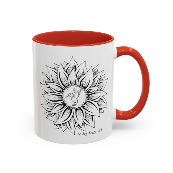 Hummingbird Sunflower Coffee Mug - Image 19