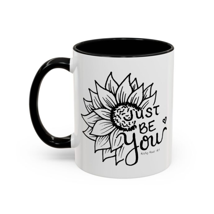 Just Be You Sunflower Coffee Mug - Image 3