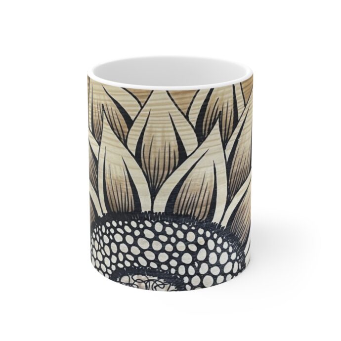 Yellow Sunflower Mug 11oz - Image 2