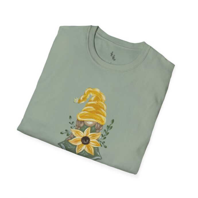 Sunflower Gnome Softstyle T-Shirt - Image 4