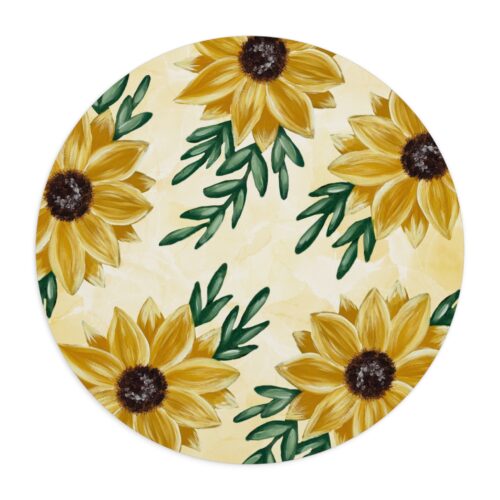 Sunny Sunflowers Mouse Pad