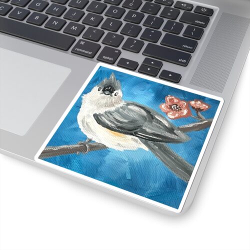 Dreamy Tufted Titmouse Bird Sticker