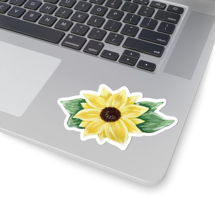 Bright Yellow Sunflower Sticker