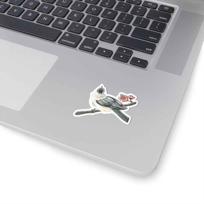 Tufted Titmouse Bird Painting Sticker - Image 3