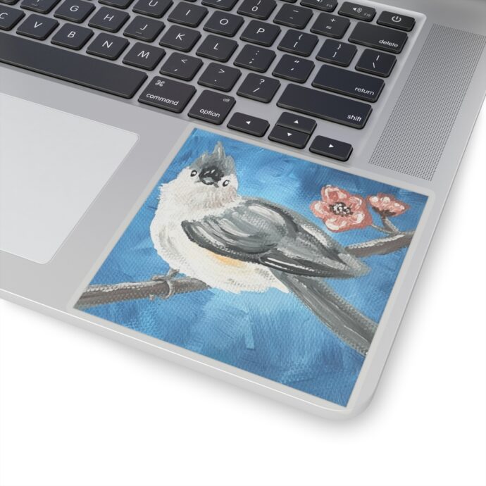 Dreamy Tufted Titmouse Bird Sticker - Image 4