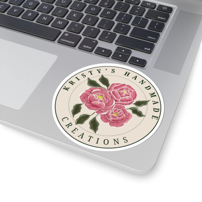Kristy's Handmade Creations Logo Stickers - Image 3
