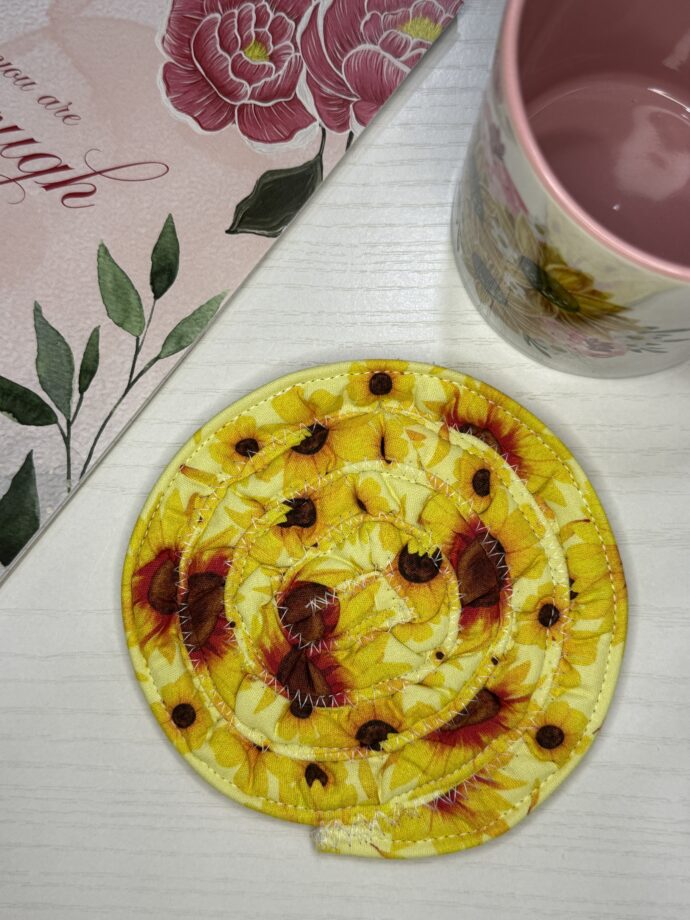 Sunflower Floral Coaster #1