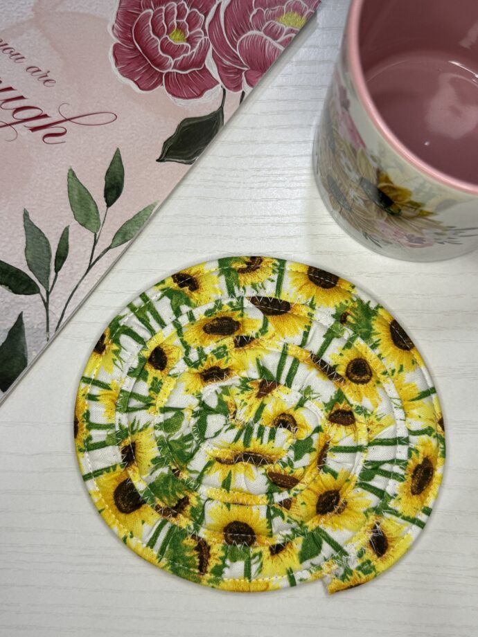 Sunflower Floral Coaster #2