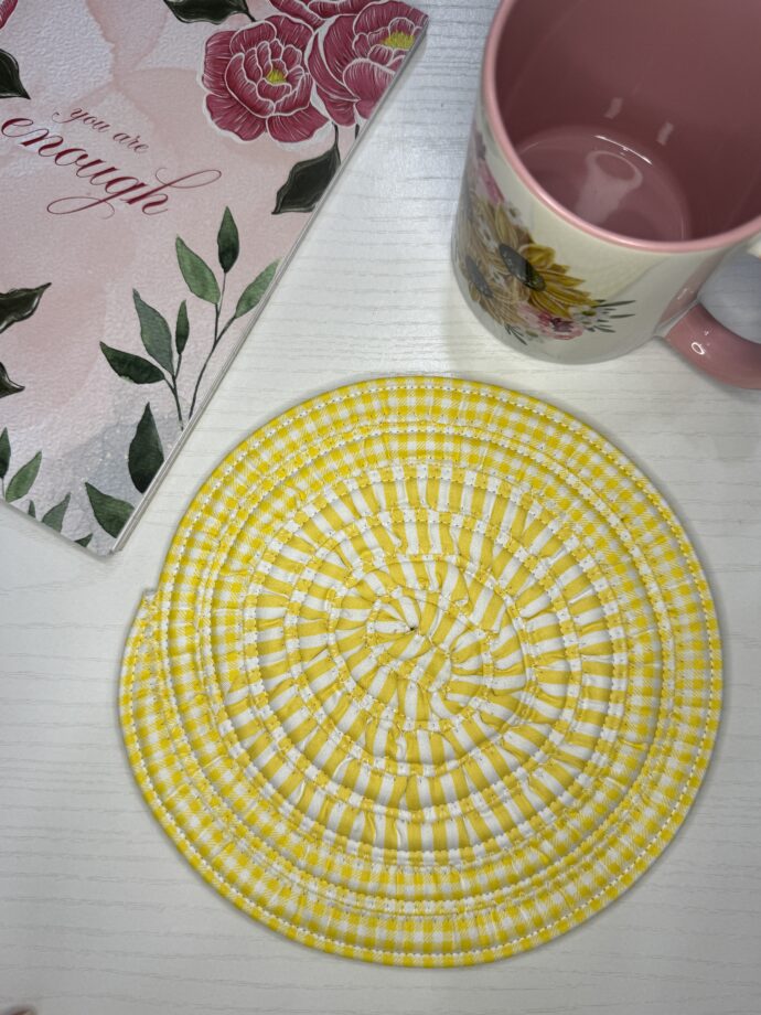 Yellow Fabric Trivet