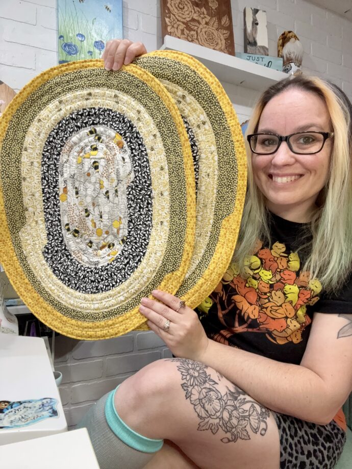 Bee Yellow Pattern Placemats