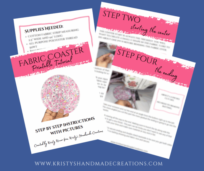 Fabric Coaster Printable Tutorial - Image 3