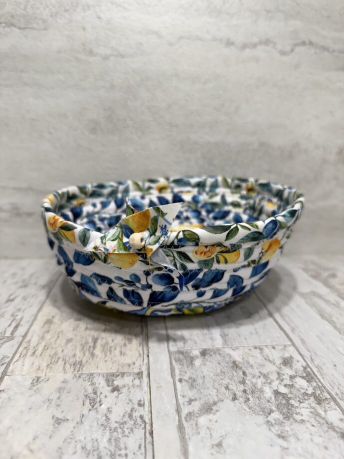 Lemons Small Fabric Bowl
