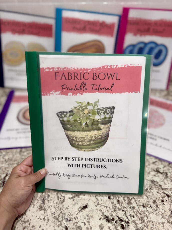 Fabric Bowl Tutorial Mailed To You