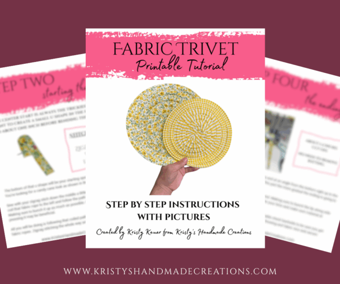 Fabric Trivet Printable Tutorial