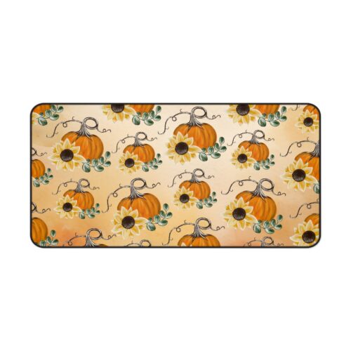 Sunflower Pumpkin Desk Mat