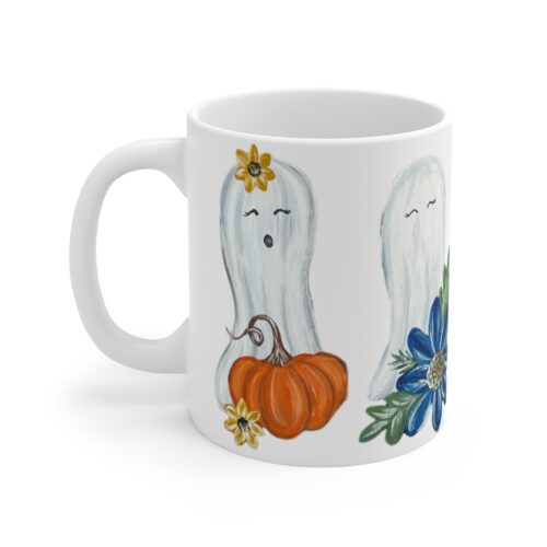 Ghost Floral Mug 11oz