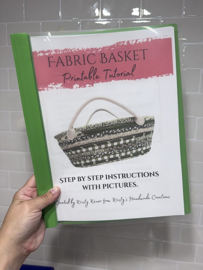 Fabric Basket Tutorial Mailed To You - Image 3