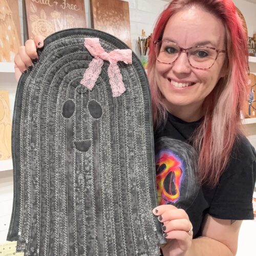 Black Ghost Door Hanger