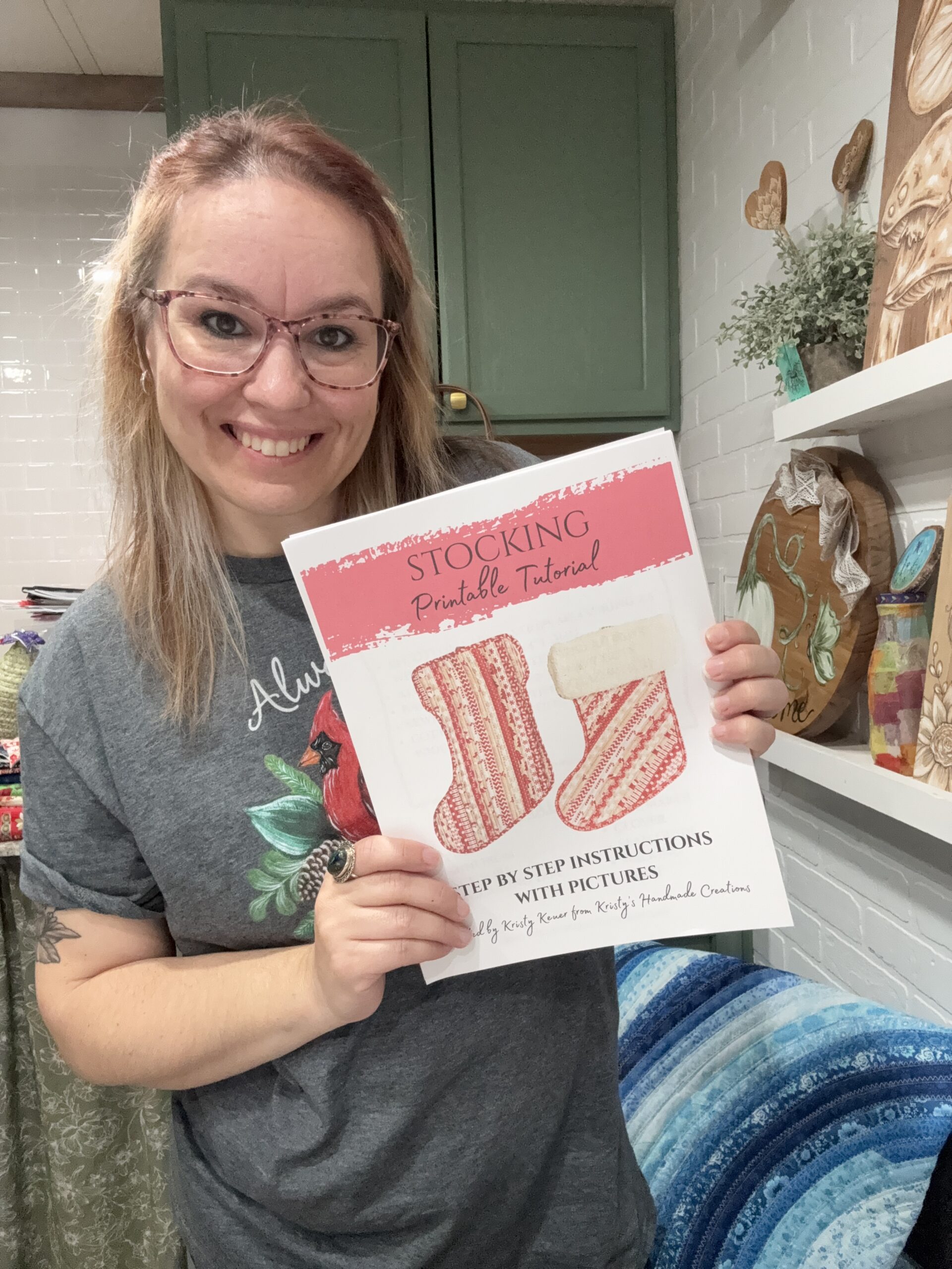 Stocking Door Hanger Printable Tutorial Mailed To You - Image 3