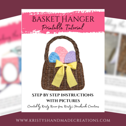 Easter Basket Door Hanger Printable Tutorial