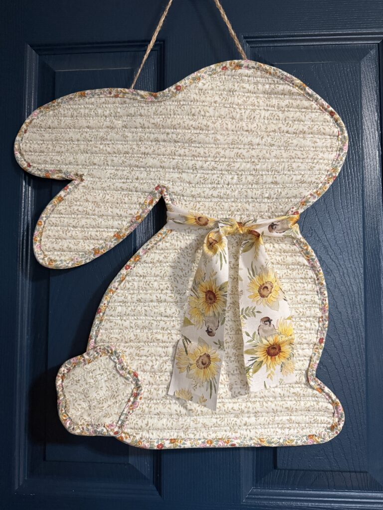 Jelly Roll Bunny Door Hanger Pattern