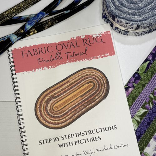 Oval Fabric Rug Tutorial Mailed To You