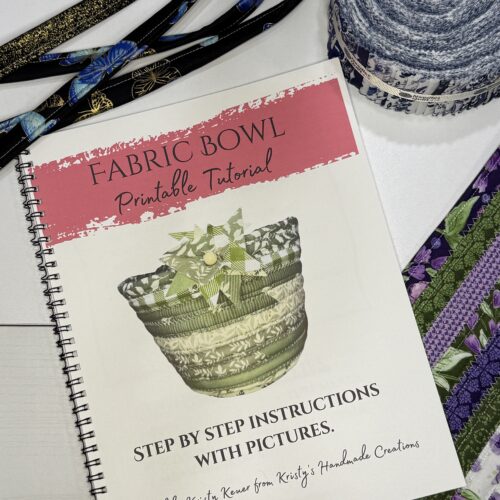 Fabric Bowl Tutorial Mailed To You