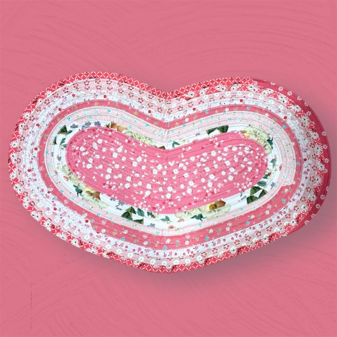 Heart Rug Kids Heart Fabric Rug Printable Tutorial - Kristy's Handmade Creations
