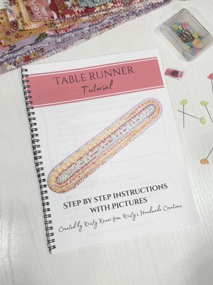 Table Runner Printable Tutorial - Kristy's Handmade Creations